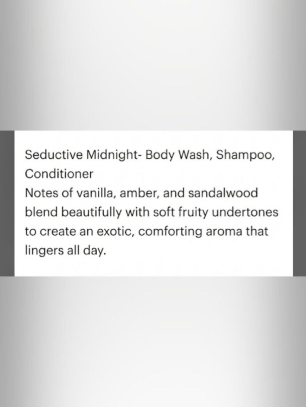 NWT Dani & Dior Seductive Midnight Shampoo, Conditioner & Body Wash Trio - Picture 2 of 5